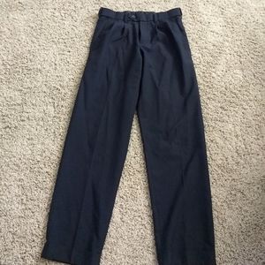 Black Mens Pleated Dress Pants Waist 30